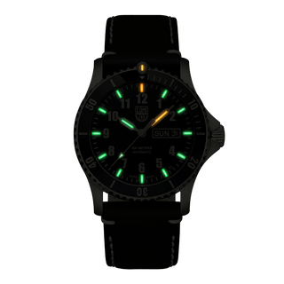 Automatic Sport Timer, 42 mm, Sport Watch - XS.0923.SET , Night view with green and orange light tubes