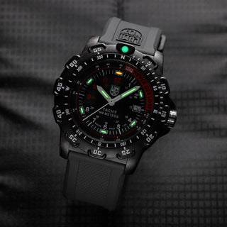 Never Get Lost CARBONOX™, 45 mm, G-Collection watch - X2.2423	, UV Shot with green and orange light tubes