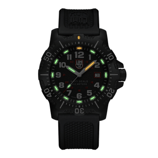 Navy SEAL, 45 mm, Dive Watch - 4231.SET	,Night view with green and orange light tubes
