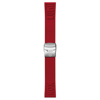 Genuine Rubber Strap, 24 mm, FPX.2406.30Q.K, Red