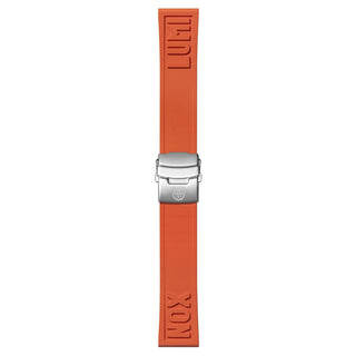 Genuine Rubber Strap, 24 mm, FPX.2406.35Q.K, Orange