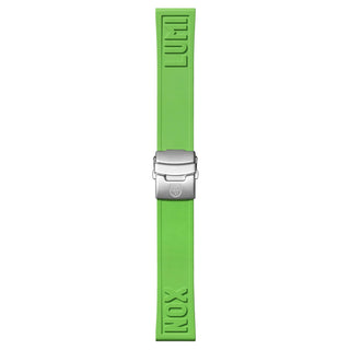 Genuine Rubber Strap, 24 mm, FPX.2406.60Q.K, Neon green