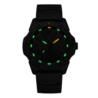 Pacific Diver, 44 mm, Dive Watch - 3121.BO, Night view with green and orange light tubes