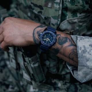 Navy SEAL Foundation Back To The Blue, 45 mm, Military Dive Watch - XS.3255.CB.NSF, Outdoor model shot