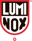 Luminox Logo, White, Swiss Made.
