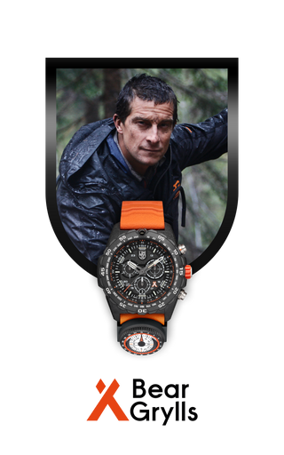 Adventurer Bear Grylls relies on a few trusty resources. He never faces any of his wild and daring excursions without Luminox.