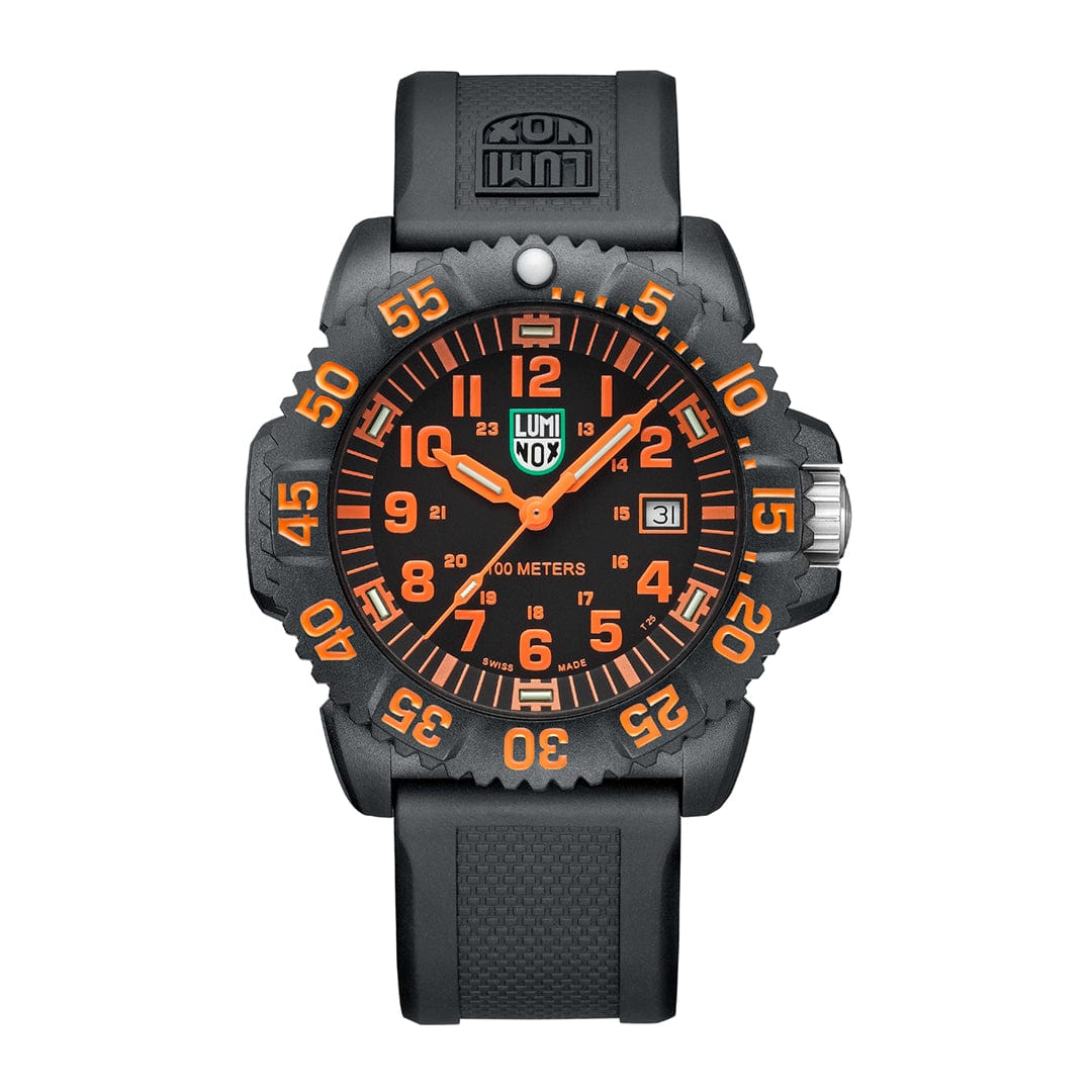 Luminox best sale orange watch