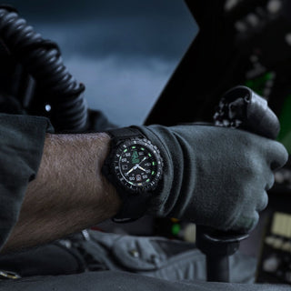 F117 - NighthawkTM x Skunk works, 44 mm, Heritage Watch - XA.6442.H.SET, Mood image with wrist watch worn