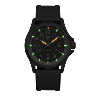 Bear Grylls Survival Land, 43 mm, Outdoor Explorer Watch - 3716	,Night view with green and orange light tubes