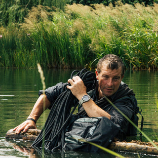 Bear Grylls Survival Land, 43 mm, Outdoor Explorer Watch - 3717	,Mood image with wrist watch worn