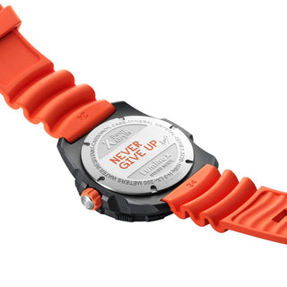 Bear Grylls Survival, 42 mm, Outdoor Explorer Watch - 3729.NGU, Case back with Bear Grylls and Luminox engraving