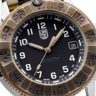 Luminox Adventure Watch, 43 mm	,Detail view of the watch dial