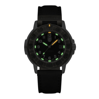 Luminox Adventure Watch, 43 mm	,Night view with green and orange light tubes
