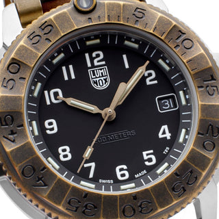 Luminox Adventure Watch, 43 mm	,Detail view of the watch dial