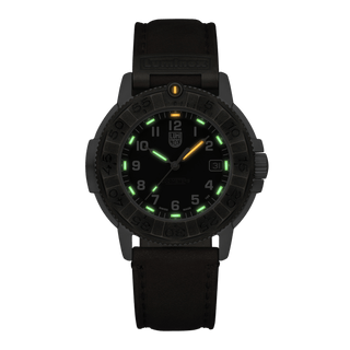 Luminox Adventure Watch, 43 mm	,Night view with green and orange light tubes