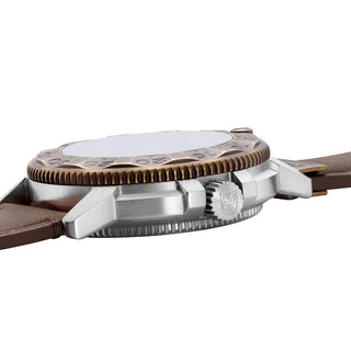 Luminox Adventure Watch, 43 mm	,Side view with crown and strap