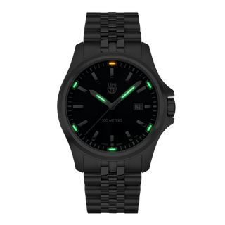 Sport Timer, 43 mm, Sport Watch - 2523	,Night view with green and orange light tubes