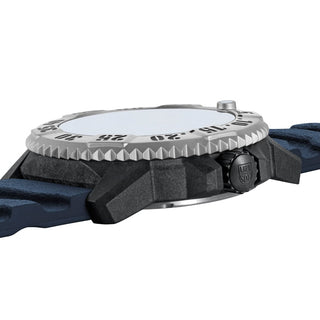 MIL-SPEC inspired, 46 mm, Military Watch - 3355.SET, Side view with crown and strap