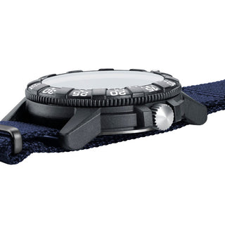 Leatherback Sea Turtle Limited Edition Red Bull Racing, 45mm, Dive Watch - 0321.ARB.1	,Side view with crown and strap