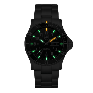 Automatic Sport Timer, 42 mm, Sport Watch - 0921.M, Night view with green and orange light tubes