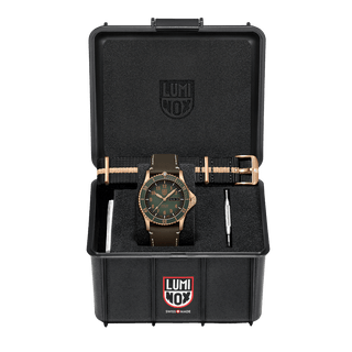 Automatic Sport Timer Bronze, 42 mm, Urban watch - 0936.SET, Set with additional strap and strap changing tool