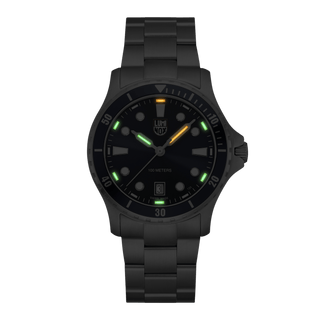 Sport Timer, 40 mm, Sport Watch - 0943	,Night view with green and orange light tubes