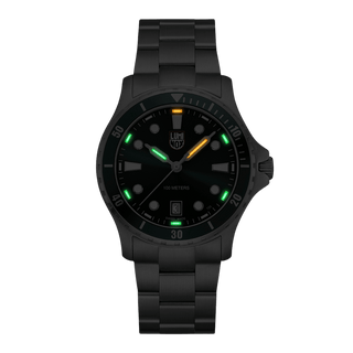 Sport Timer, 40 mm, Sport Watch - 0957	,Night view with green and orange light tubes