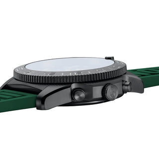 Pacific Diver Chronograph, 44 mm, Diver Watch - 3147	,Side view with crown and strap