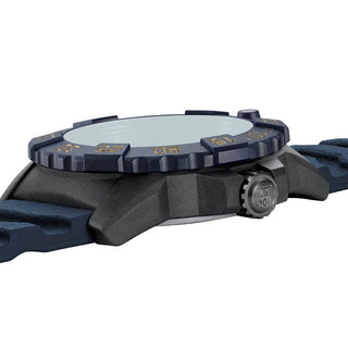 Navy SEAL Limited Edition Red Bull Racing, 45mm, Dive Watch - 3501.ARB.N	,Side view with crown and strap