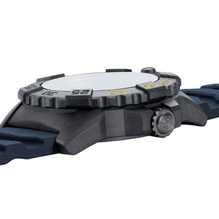 Navy SEAL Foundation, 45 mm, Military Dive Watch - 3505.NSF.N	,Side view with crown and strap