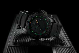 Join the Luminox Community. Navy SEAL, 45 mm, Dive Watch - 3501.BO.F, Front view