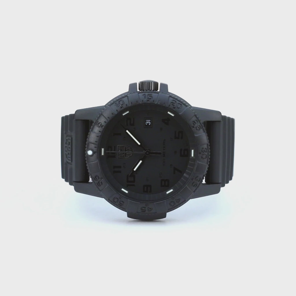 Leatherback SEA Turtle Giant, 44 mm, Outdoor Uhr - 0321.BO.L, 360 Video of wrist watch