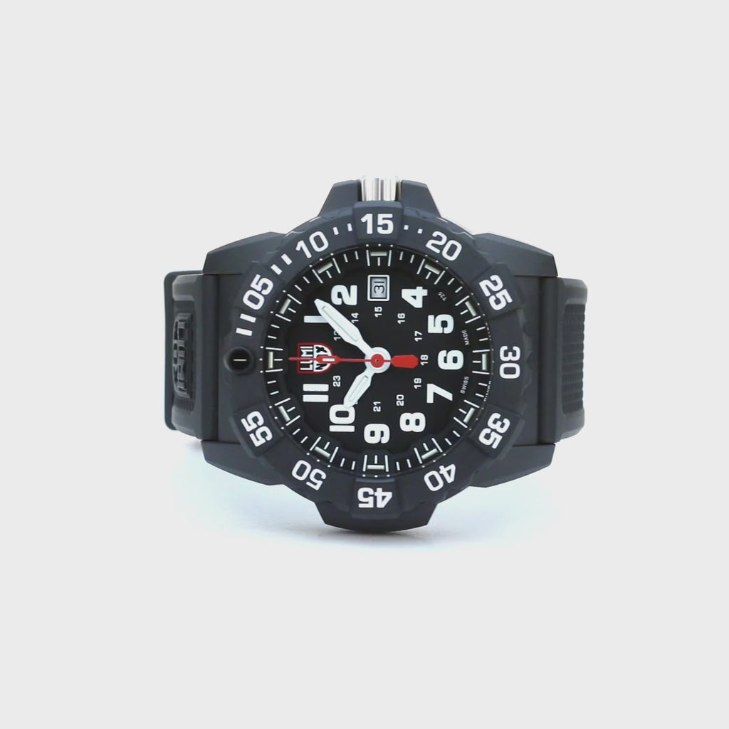 Navy SEAL, 45 mm, Dive Watch - 3501.F, 360 Video of wrist watch