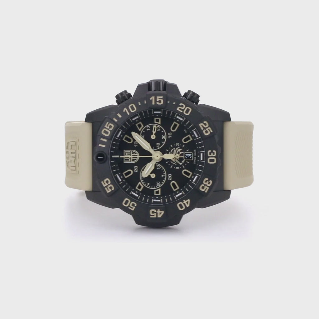 Navy Seal Foundation Chronograph - 3590.NSF.SET 	, 360 Video of wrist watch