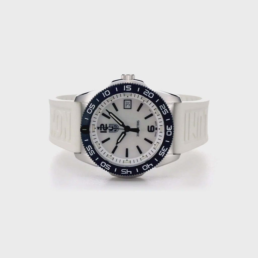 Pacific Diver, 39 mm, Diver Watch - 3128.M.SET, 360 Video of wrist watch