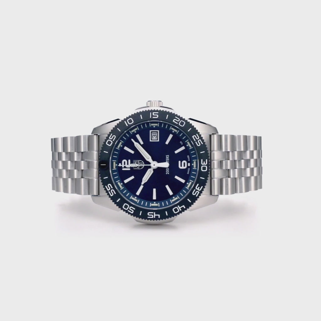Pacific Diver, 39 mm, Diver Watch - 3123M.SET, 360 Video of wrist watch