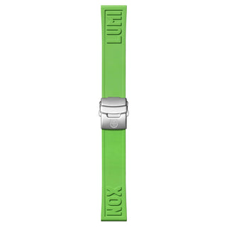 Genuine Rubber Strap, 24 mm, FPX.2406.60Q.K, Neon green