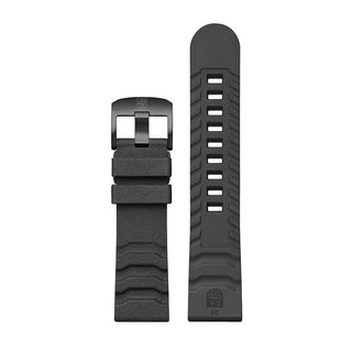Genuine Rubber Strap, 24 mm, FPX.3800.21B.K, Black
