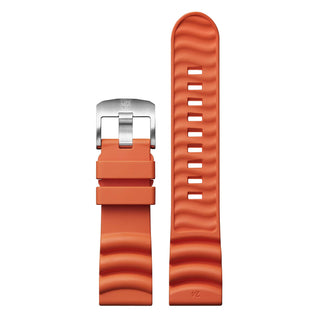 Rubber Strap, 24 mm, FPX.2405.35Q.K, Orange