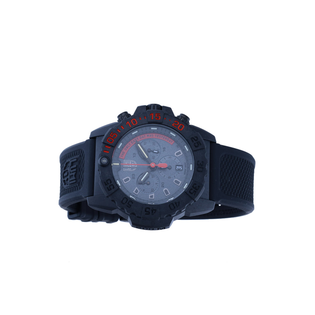 Navy SEAL Chronograph, 45 mm, Military Dive Watch - 3581.EY, 360 Video of wrist watch