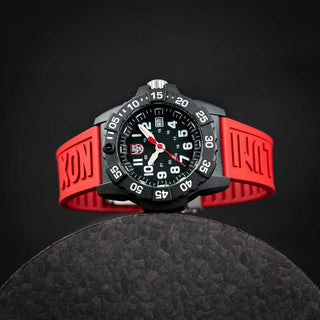 Genuine Rubber Strap, 24 mm, FPX.2406.30Q.K, Red on watch