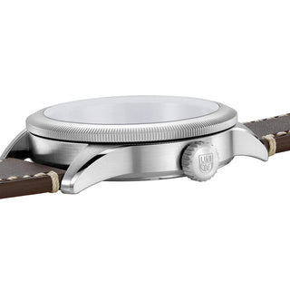 Air Pilot P-38 LIGHTNING, 42 mm, Pilot Watch - 9521, Side view with crown and strap
