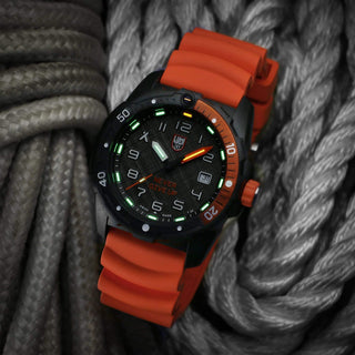 Bear Grylls Survival, 42 mm, Outdoor Explorer Watch - 3729.NGU, UV Shot with green and orange light tubes