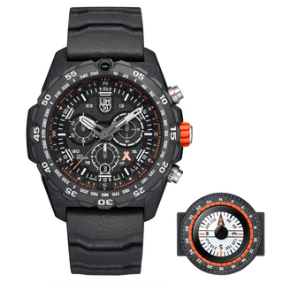 Bear Grylls Survival, 45 mm, Outdoor Explorer Watch - 3741, Front view of wrist watch and of the removable compass