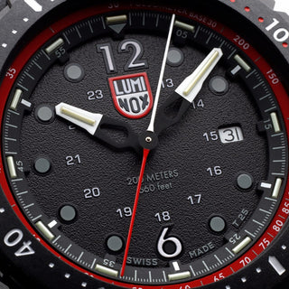 ICE-SAR Arctic, 46mm Outdoor Adventure Watch - 1051, Detail view of the watch dial