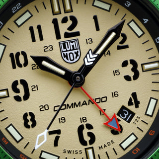Commando Raider, 46 mm, Outdoor Adventure - 3321, Detail view of the watch dial 
