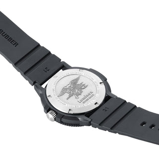 Original Navy SEAL, 43 mm, Dive Watch - 3001.EVO.OR, Case back with Luminox engraving