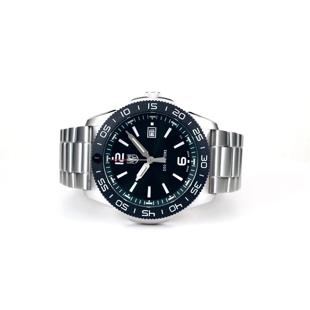 Pacific Diver, 44 mm, Diver Watch - 3137, 360 Video of wrist watch