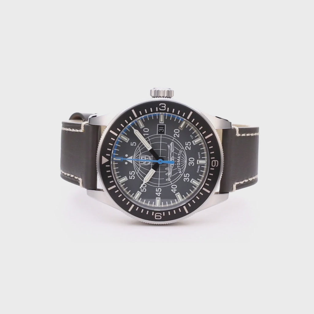 Air Automatic Constellation, 42 mm, Pilot Watch - 9602, 360 Video of wrist watch