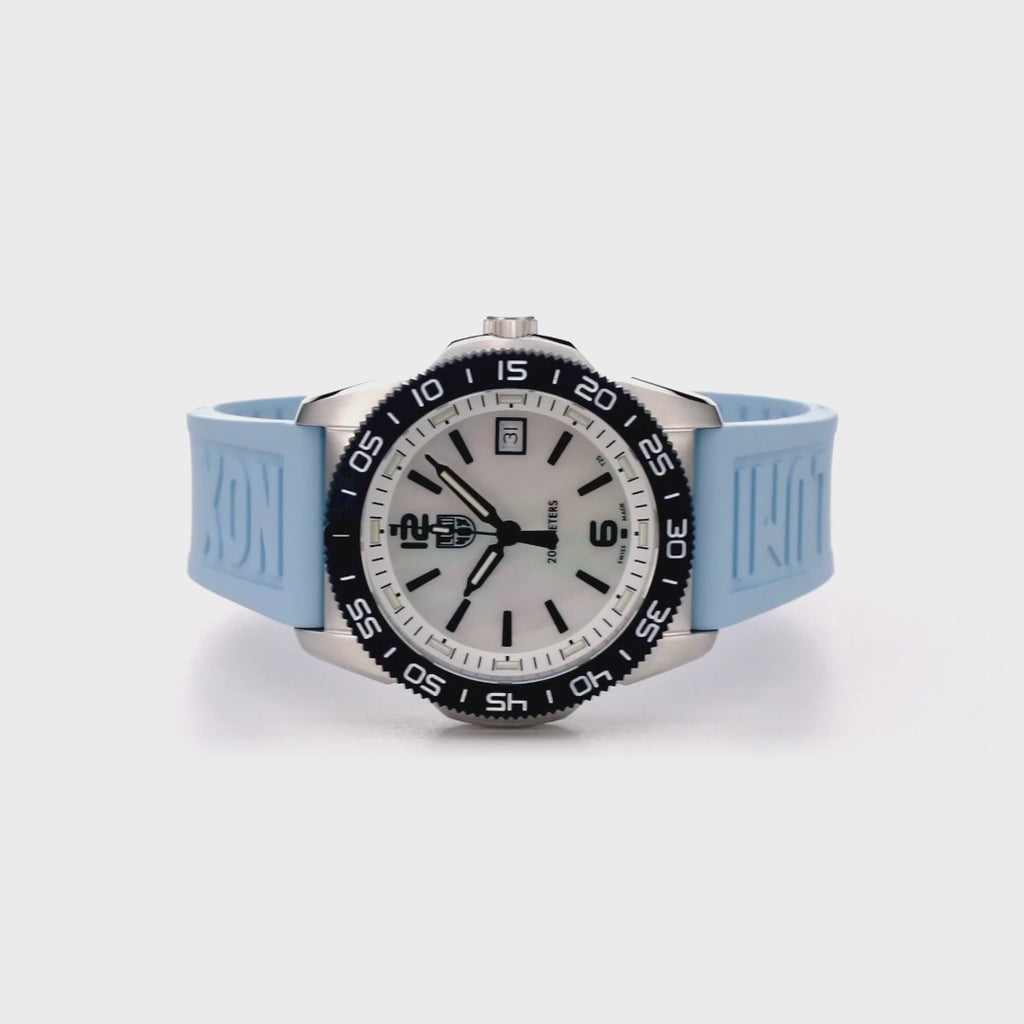 Pacific Diver, 39 mm, Diver Watch - 3124M, 360 Video of wrist watch